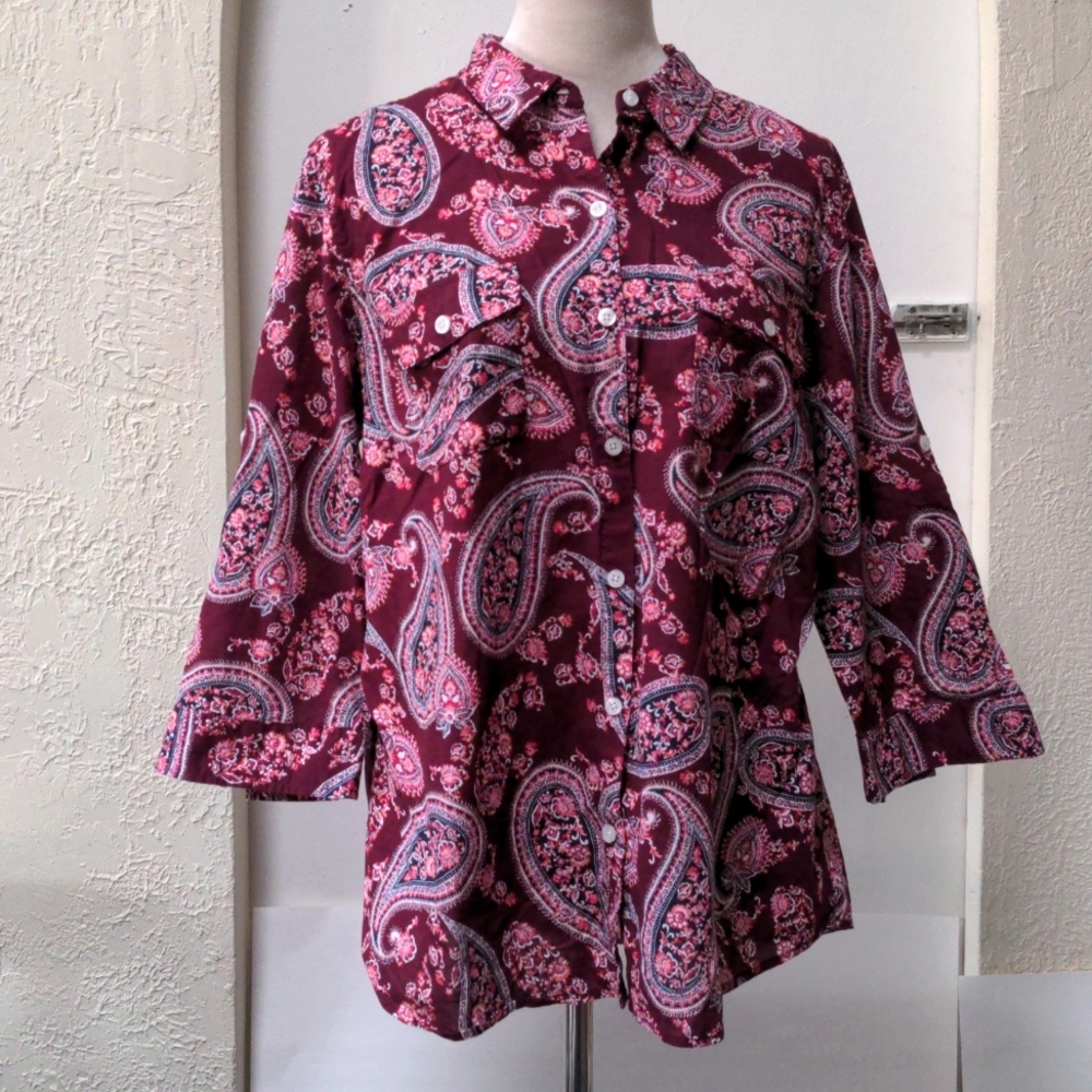 Croft & Barrow Women's Blouse / SIZE: X-LARGE